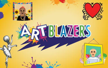 Art elements and logo for our Artblazers program.